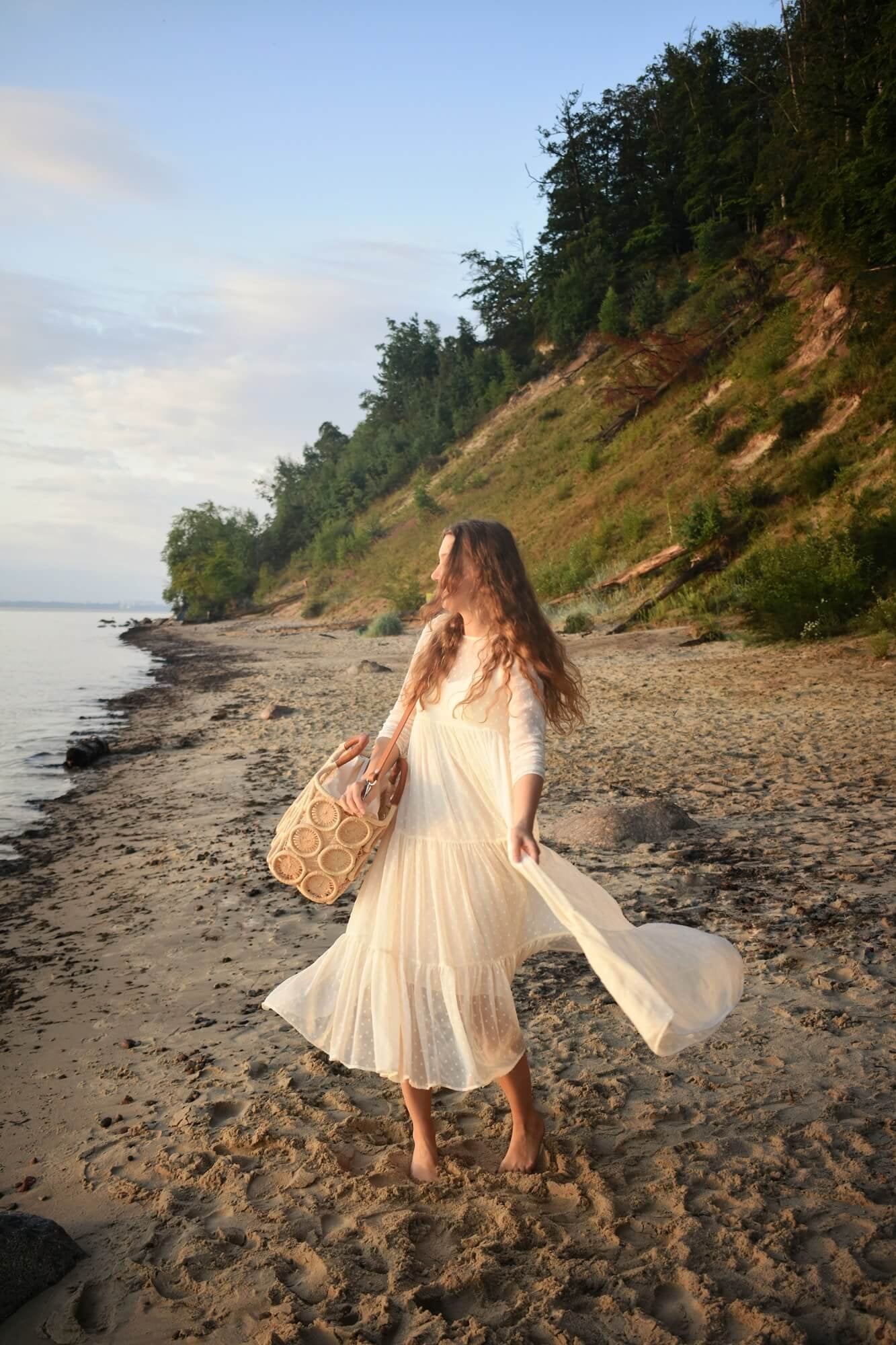FENSOA 2.0 koszyk wakacyjny naturalny pleciony torebka boho na plażę