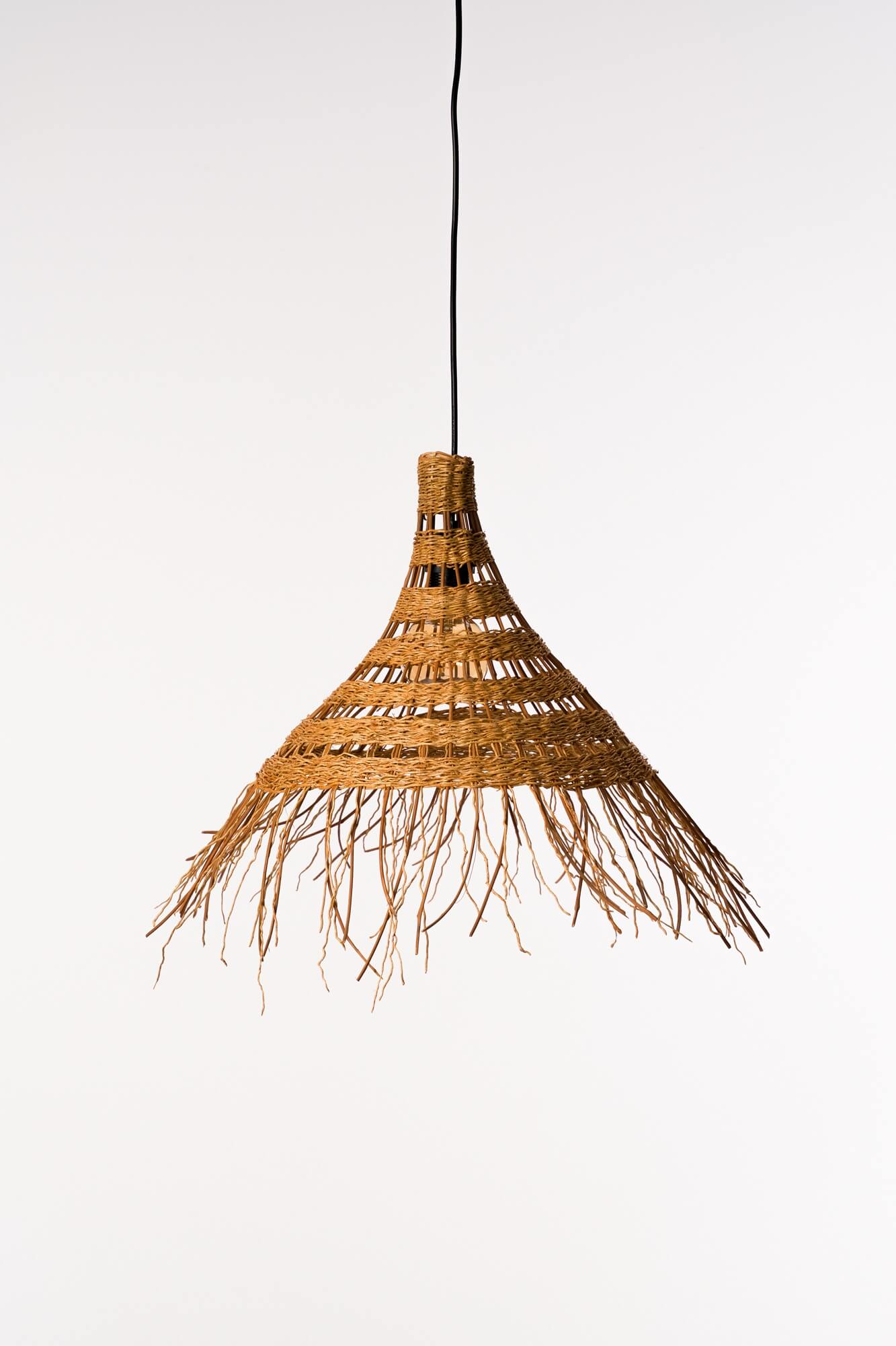 Klosz ORION naturalny abażur do lampy wiszącej, boho, japandi